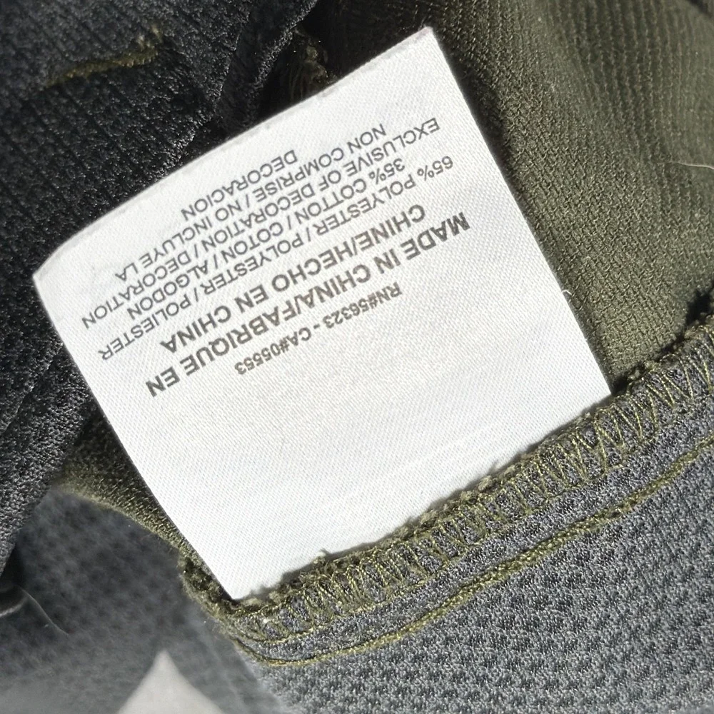 Nike Golf Pants Mens 38x28 Green Twill Jogger Elastic Cuff Pockets Golf Casual